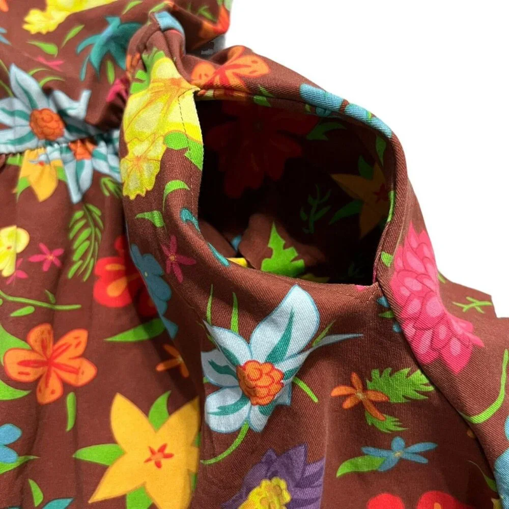 Coddi & Womple 7Y Organic Jungle Bouquet Dress
